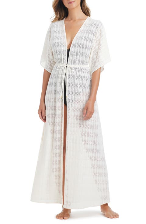 Open Stitch Cover Up Caftan