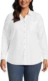 Lands' End Plus Size Oxford Shirt