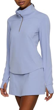 Rhone Course to Court Long Sleeve Quarter Zip Top