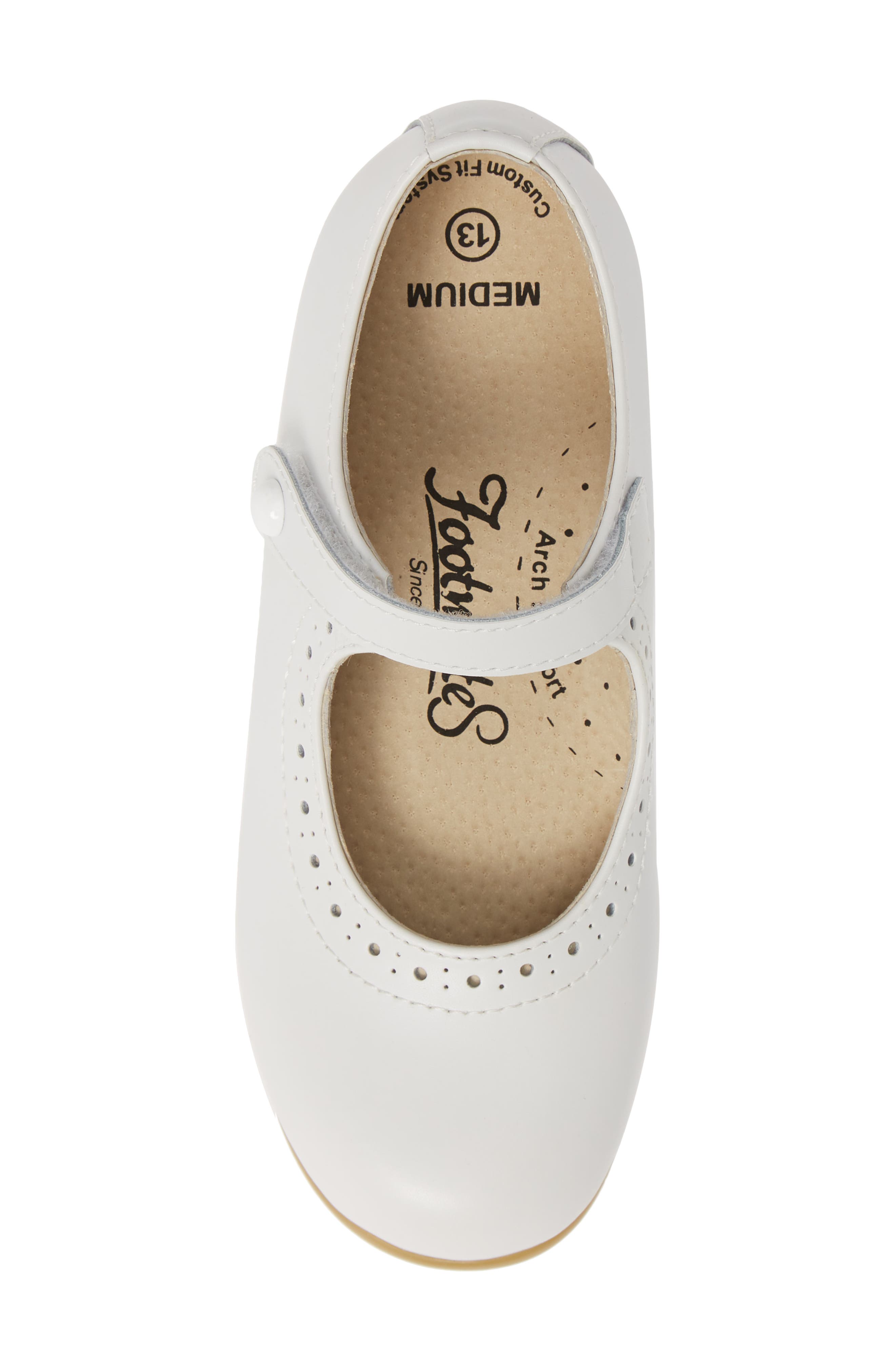 Footmates Emma Mary Jane, Alternate, color, White
