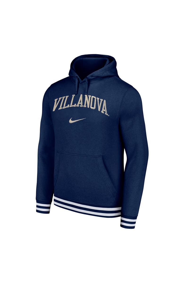 Nike Men's Nike Navy Villanova Wildcats Sketch Retro Pullover Hoodie, Alternate, color,