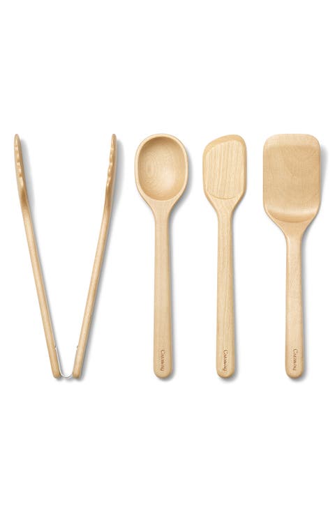 4-Piece Birch Kitchen Utensil Set