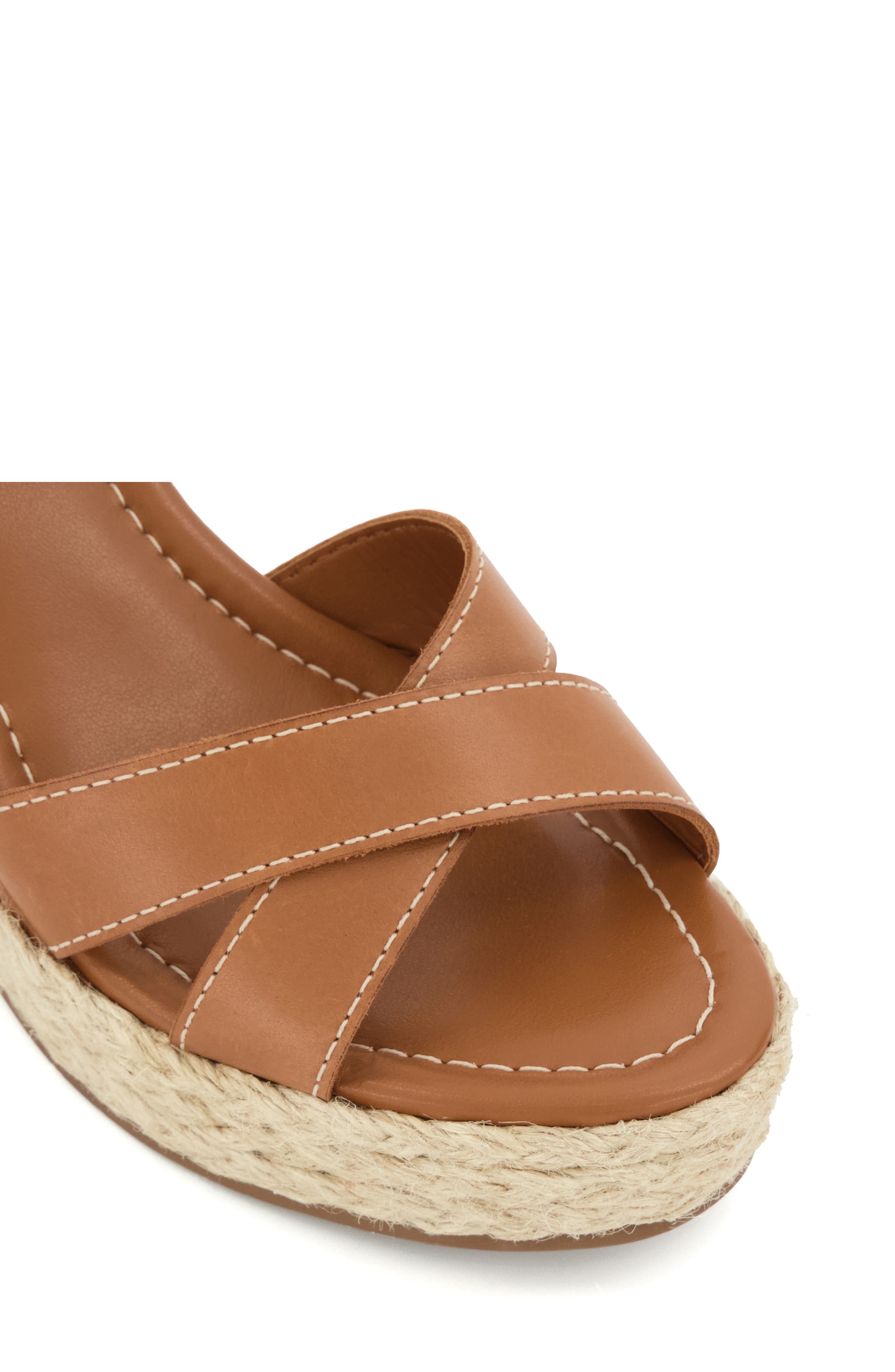 Dune London Kind Espadrille Platform Wedge Sandal, Alternate, color, Tan