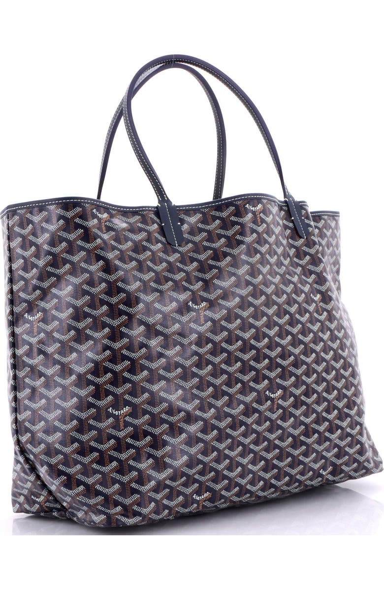 Pre-Owned Goyard Saint Louis Tote Coated Canvas GM, Alternate, color, Blue