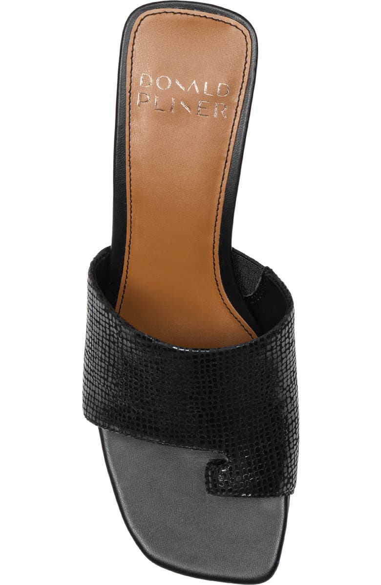 Donald Pliner Farrah Toe Loop Sandal, Alternate, color, Black