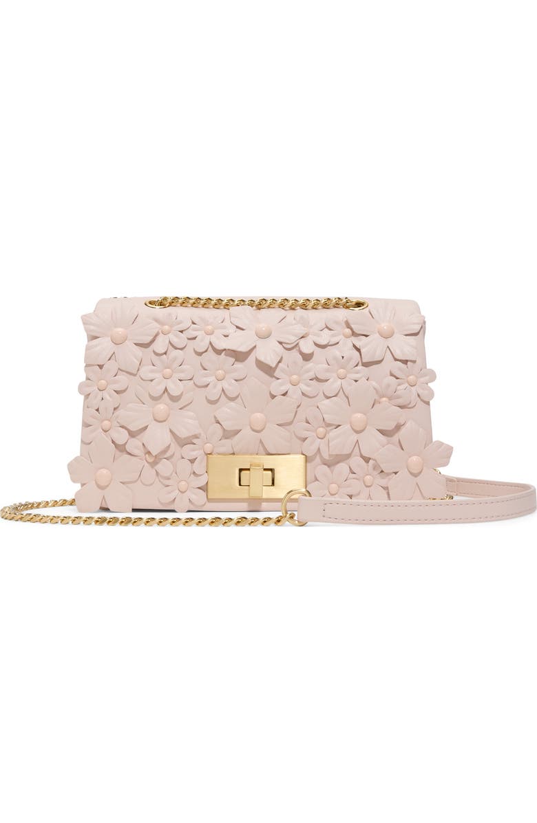 ALDO Florellaa Faux Leather Crossbody Bag, Main, color, Light Pink