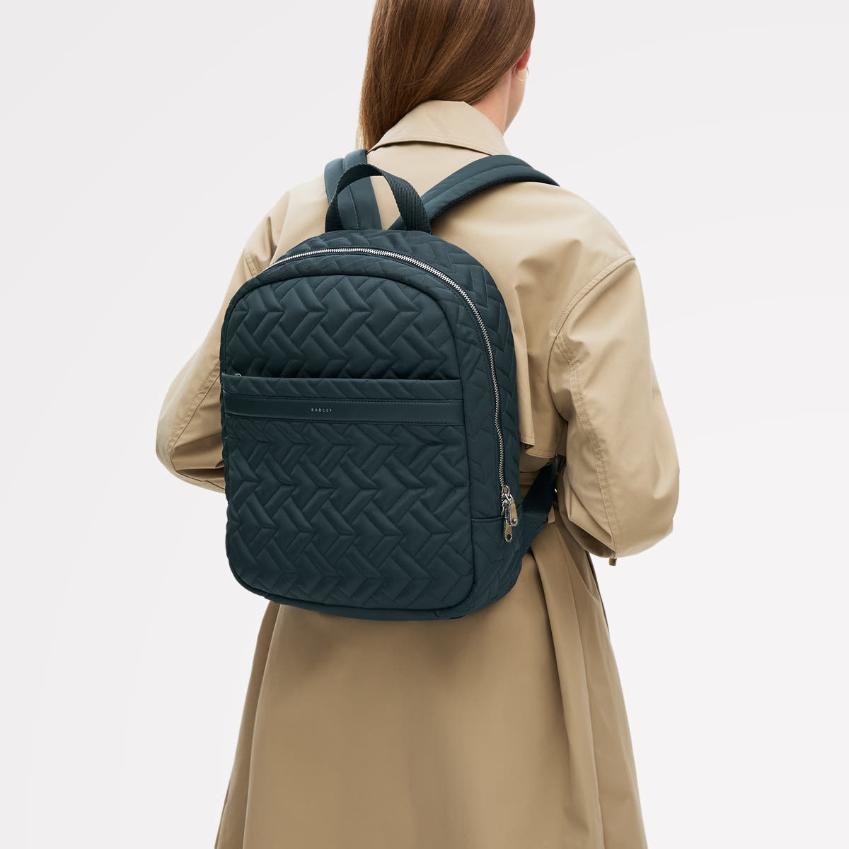 Radley Holland Park - Quilt Medium Zip Around Backpack, Alternate, color, Teal