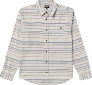 Billabong Coastline Cotton Flannel Button-Up Shirt