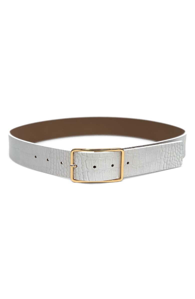 B-Low the Belt Milla Croc Embossed Leather Belt, Main, color, 
