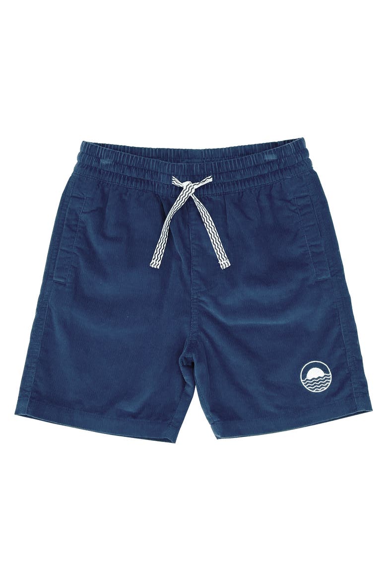 Line Up Cotton Corduroy Shorts, Main, color, NAVY