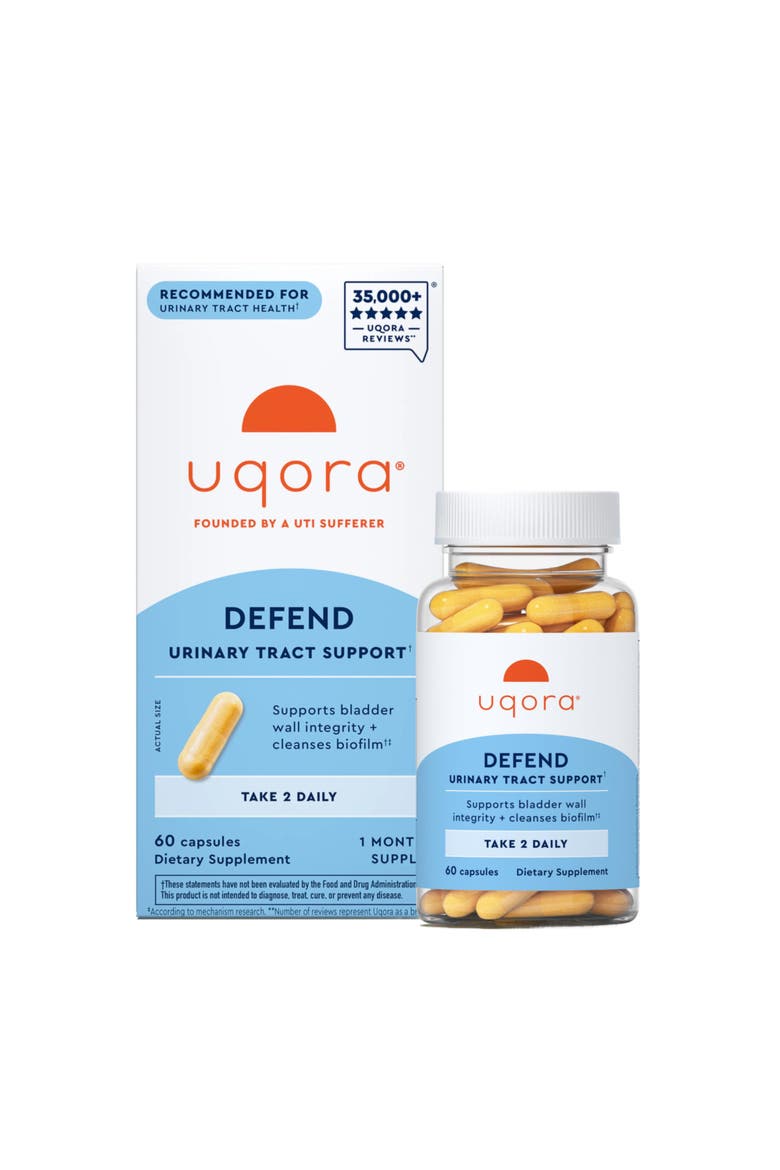 Defend Urinary Tract Health Supplement Support Bladder Health & Cleanse Biofilm with D Mannose, Green Tea Extract, Turmeric Extract & More Gluten Free, Main, color, None