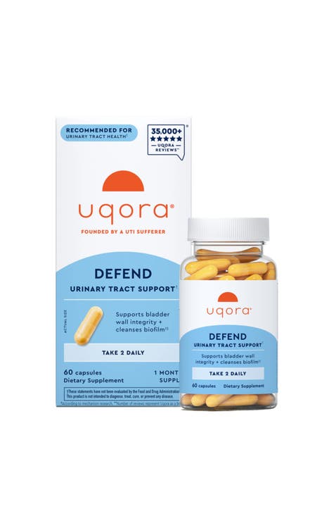 Defend Urinary Tract Health Supplement Support Bladder Health & Cleanse Biofilm with D Mannose, Green Tea Extract, Turmeric Extract & More Gluten Free
