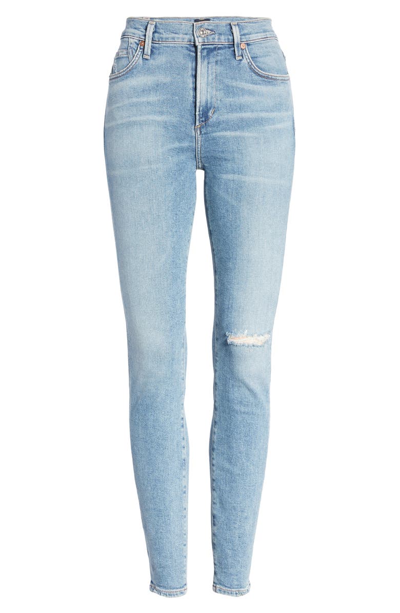 Citizens of Humanity Rocket Ripped Skinny Jeans, Alternate, color,