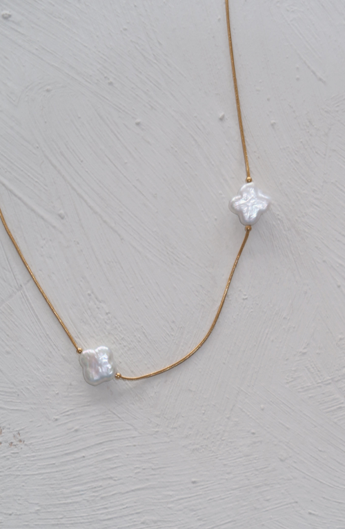 Joiana Jewelry Clover Chain Necklace In Gold