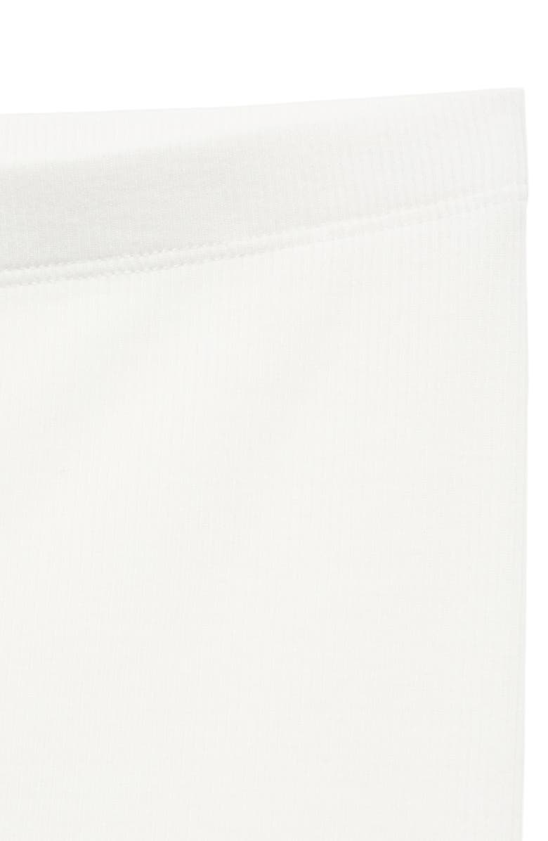 MANGO Rib Knit Pants, Alternate, color, Ivory White