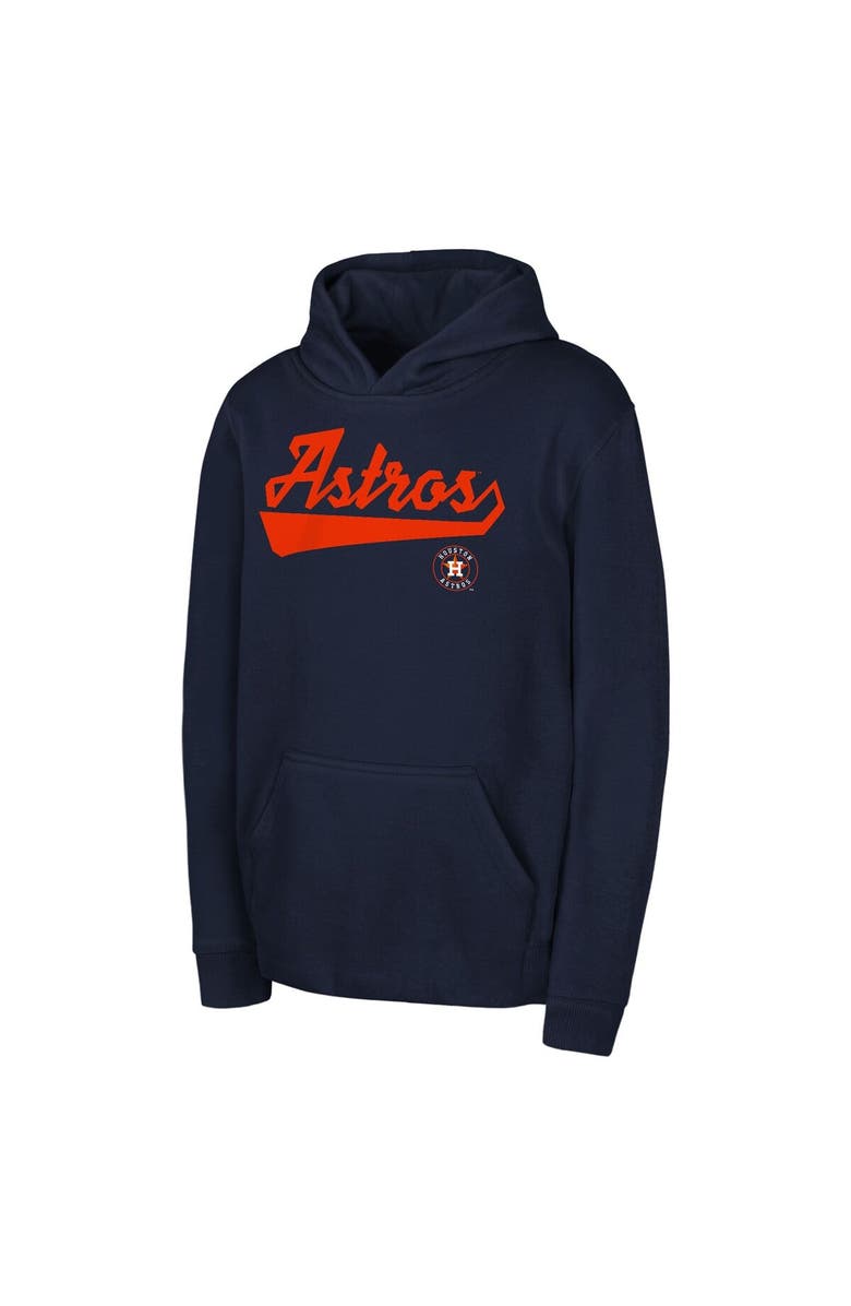 Outerstuff Youth Navy Houston Astros Tailor Made Fleece Pullover Hoodie, Main, color, Navy