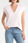 FRAME Pima Cotton V-Neck Tee