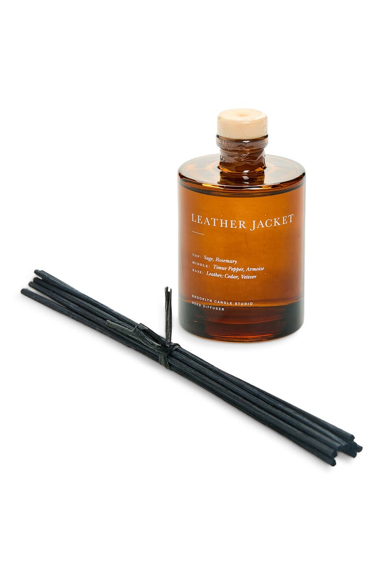Leather Jacket Reed Diffuser, Main, color, NO COLOR