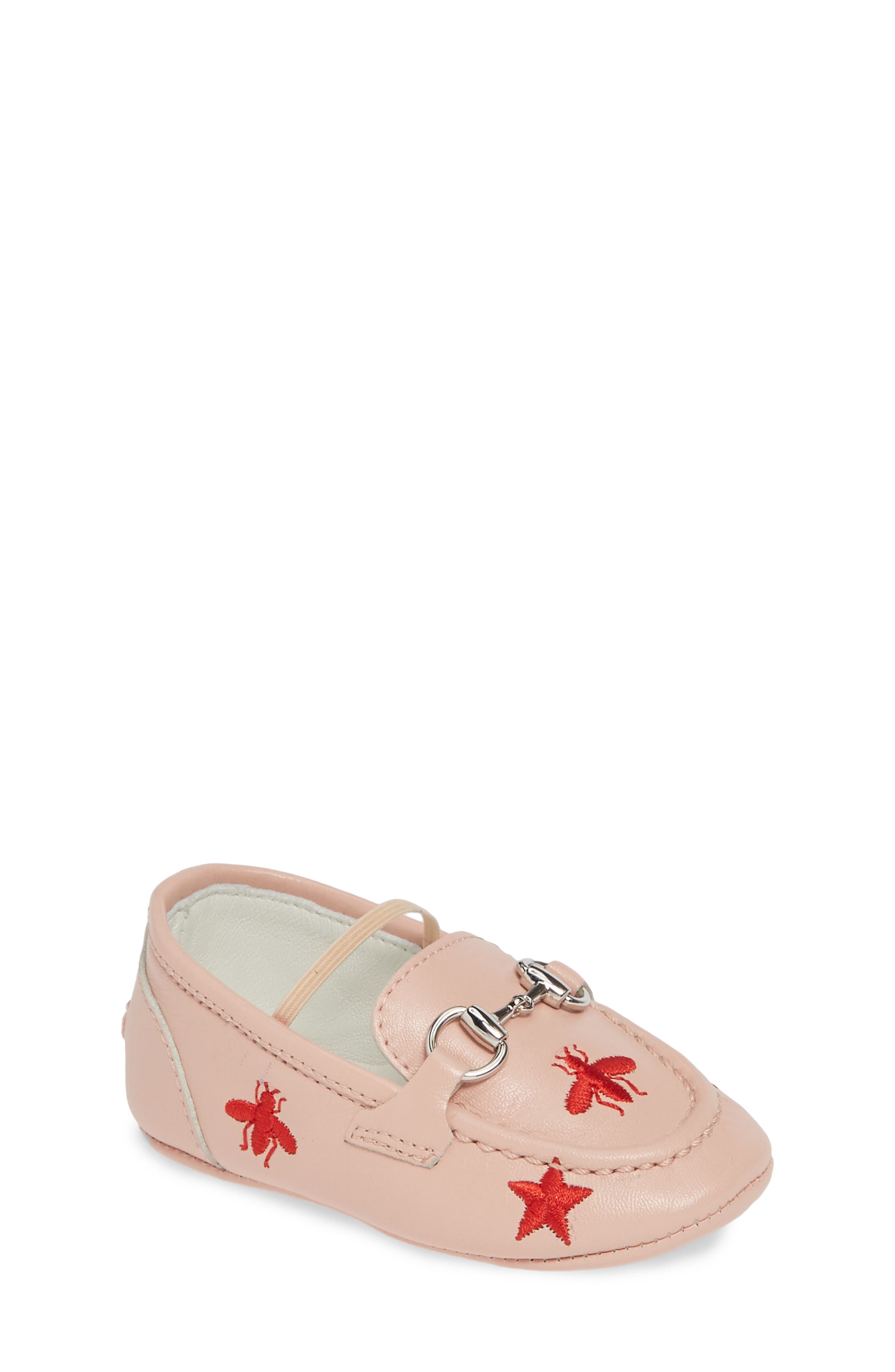 Baby Jordaan Embroidered Crib Loafer, Main, color, SLIPPER PI