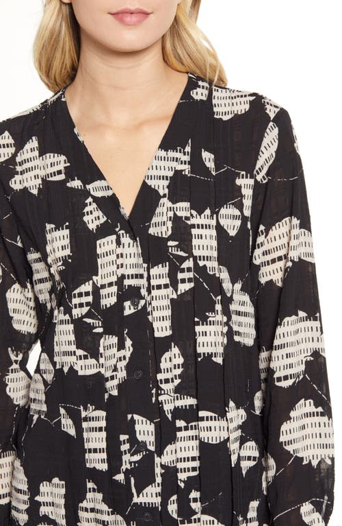 The Odells Everyday Pleat Front Blouse In Lagos