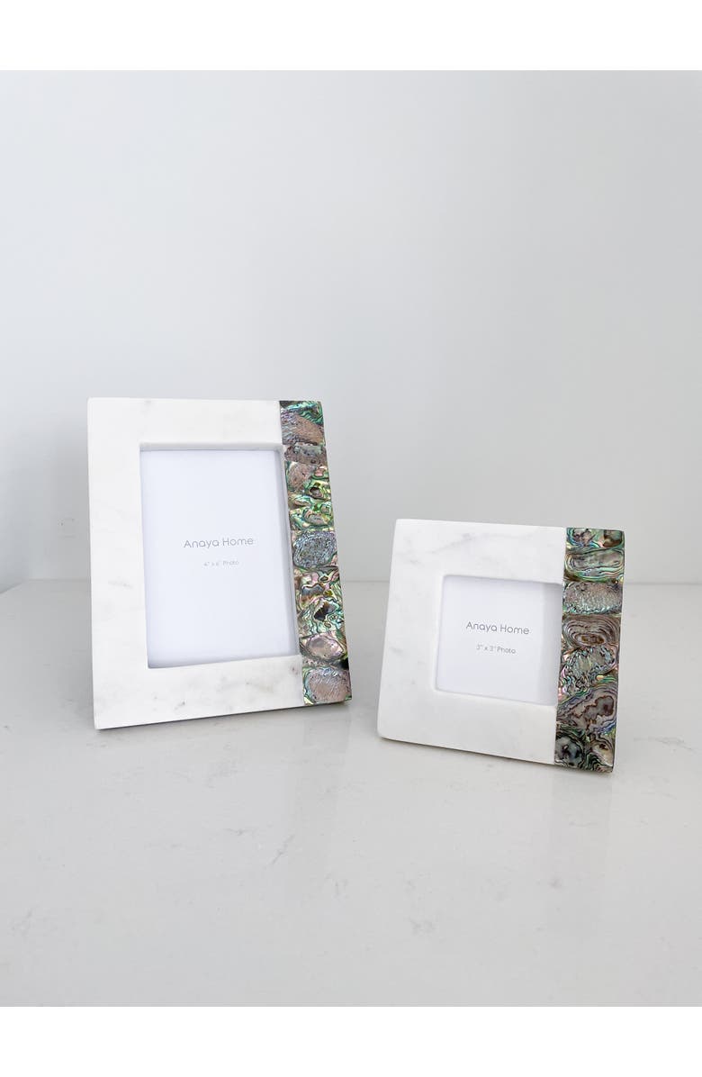 Anaya Rainbow Pearl Marble Picture Frames, Alternate, color,
