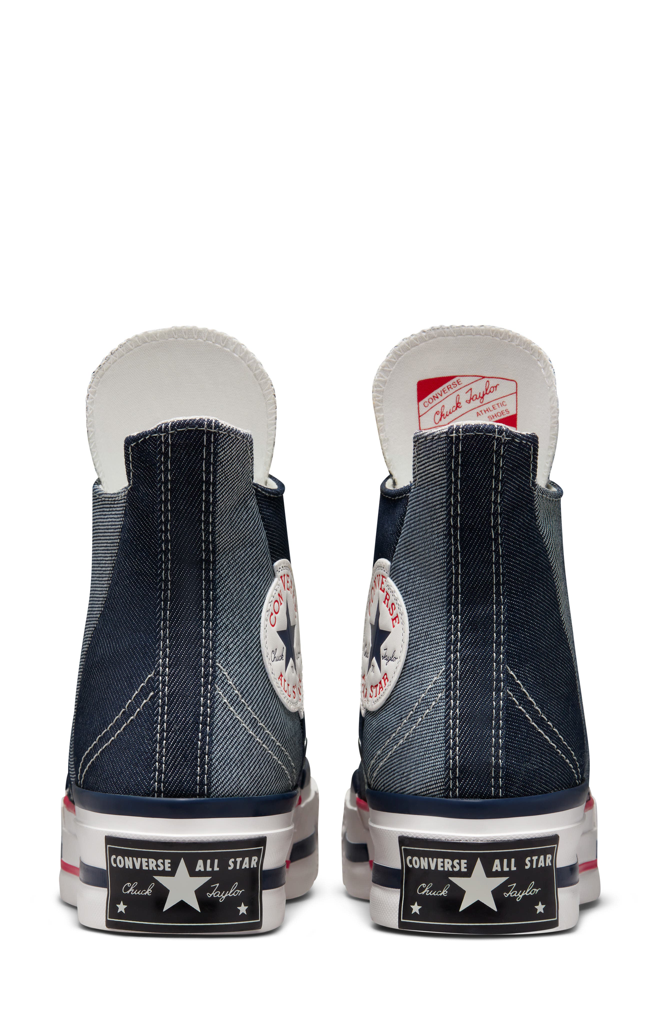 Chuck Taylor® All Star® 70 Plus High Top Sneaker, Alternate, color, OBSIDIAN/ WHITE/ OBSIDIAN