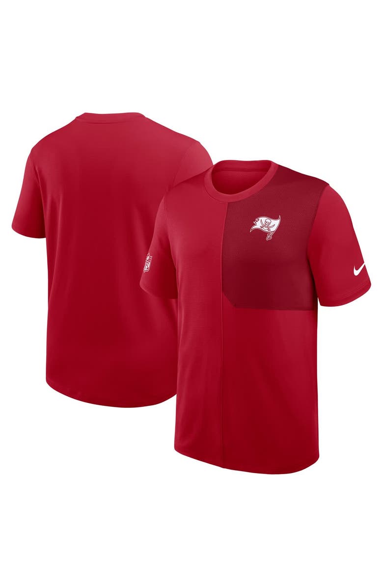 Nike Men's Nike Red Tampa Bay Buccaneers Sideline UV Performance Coach Shirt, Main, color, Red