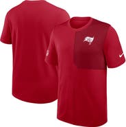 Nike Men's Nike Red Tampa Bay Buccaneers Sideline UV Performance Coach Shirt