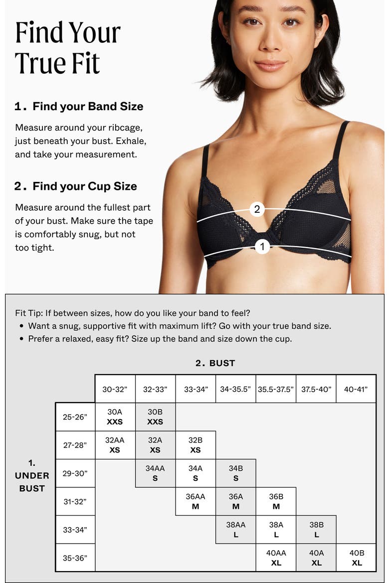 Signature All You Bra, Alternate, color, Black