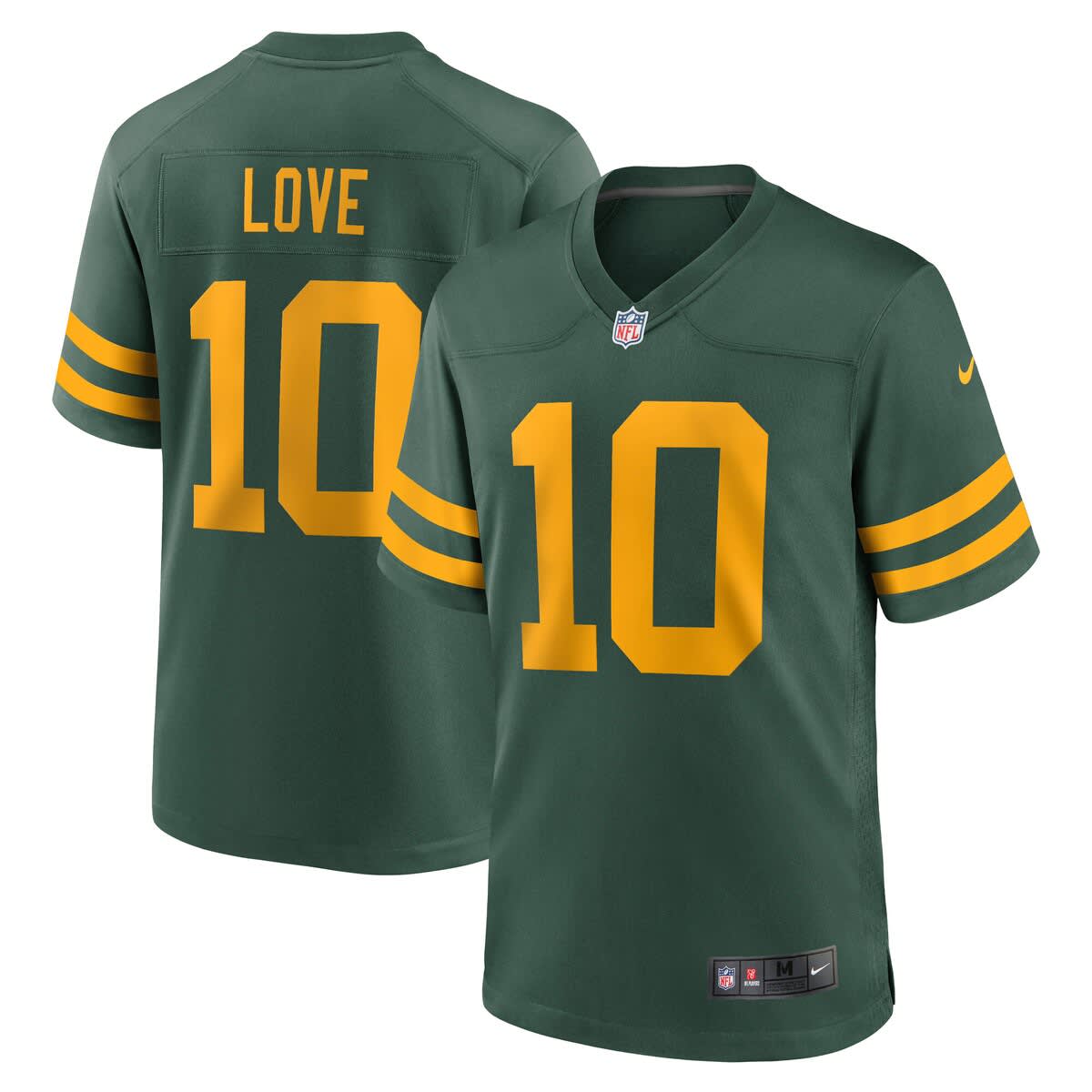 Men's Nike Jordan Love Green Green Bay Packers Alternate Game