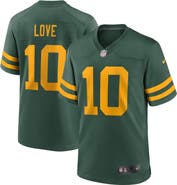 Nike Men's Nike Jordan Love  Green Green Bay Packers Alternate Game Jersey