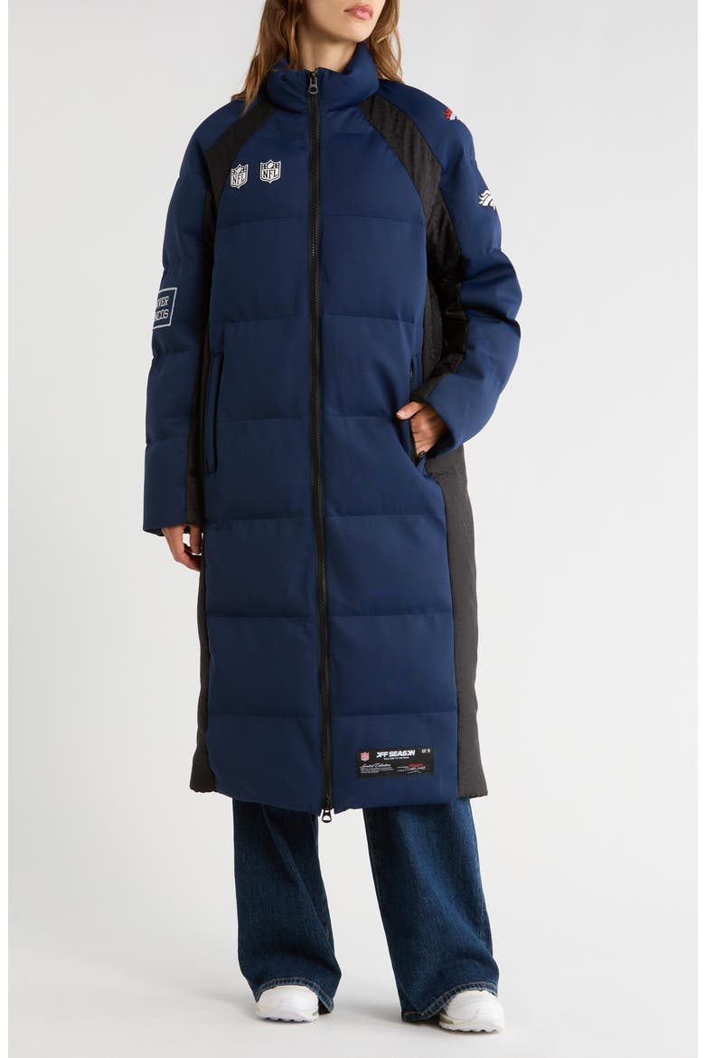 Unisex Team Long Coat, Alternate, color, BRONCOS