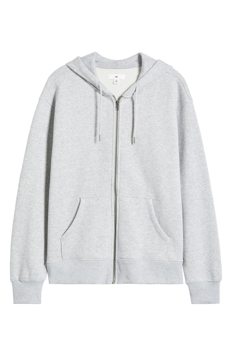 BP. Front Zip Hoodie, Alternate, color, Grey Soft Heather