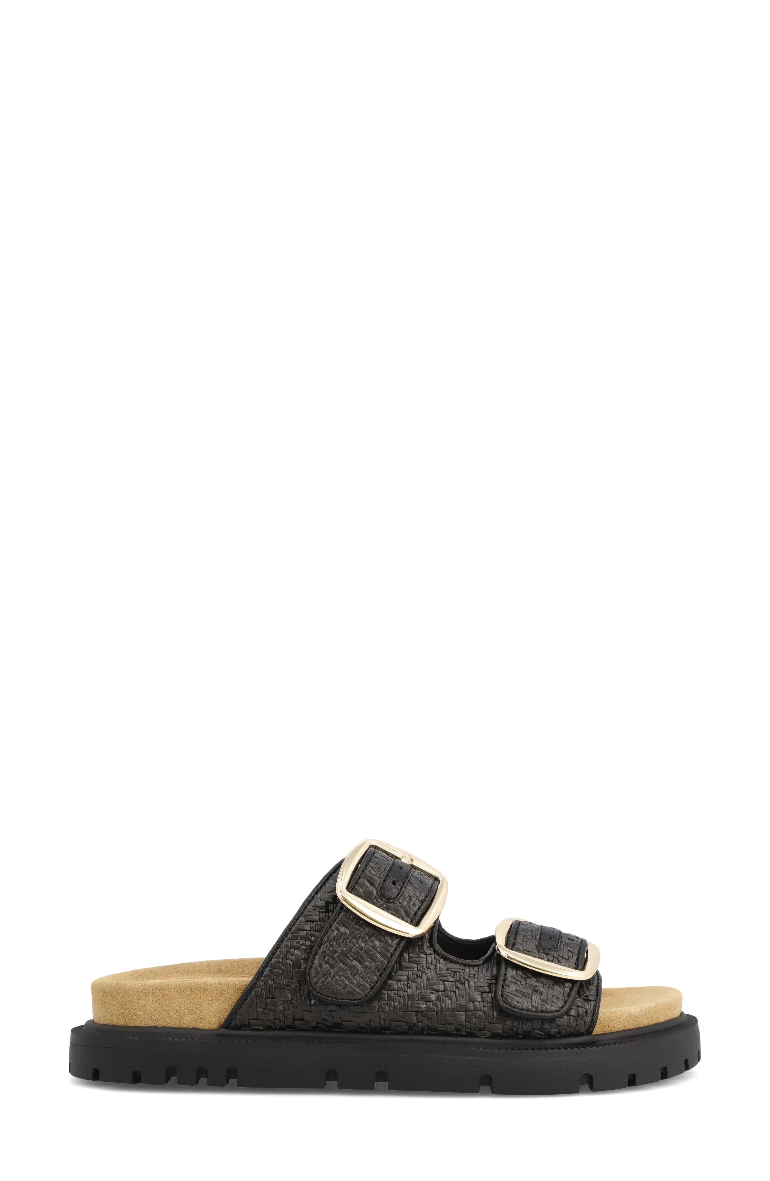 MIA Monica Platform Slide Sandal, Alternate, color, Black