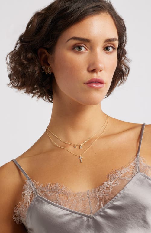 Chelsea28 Set Of 2 Pendant & Charm Necklaces In Gold