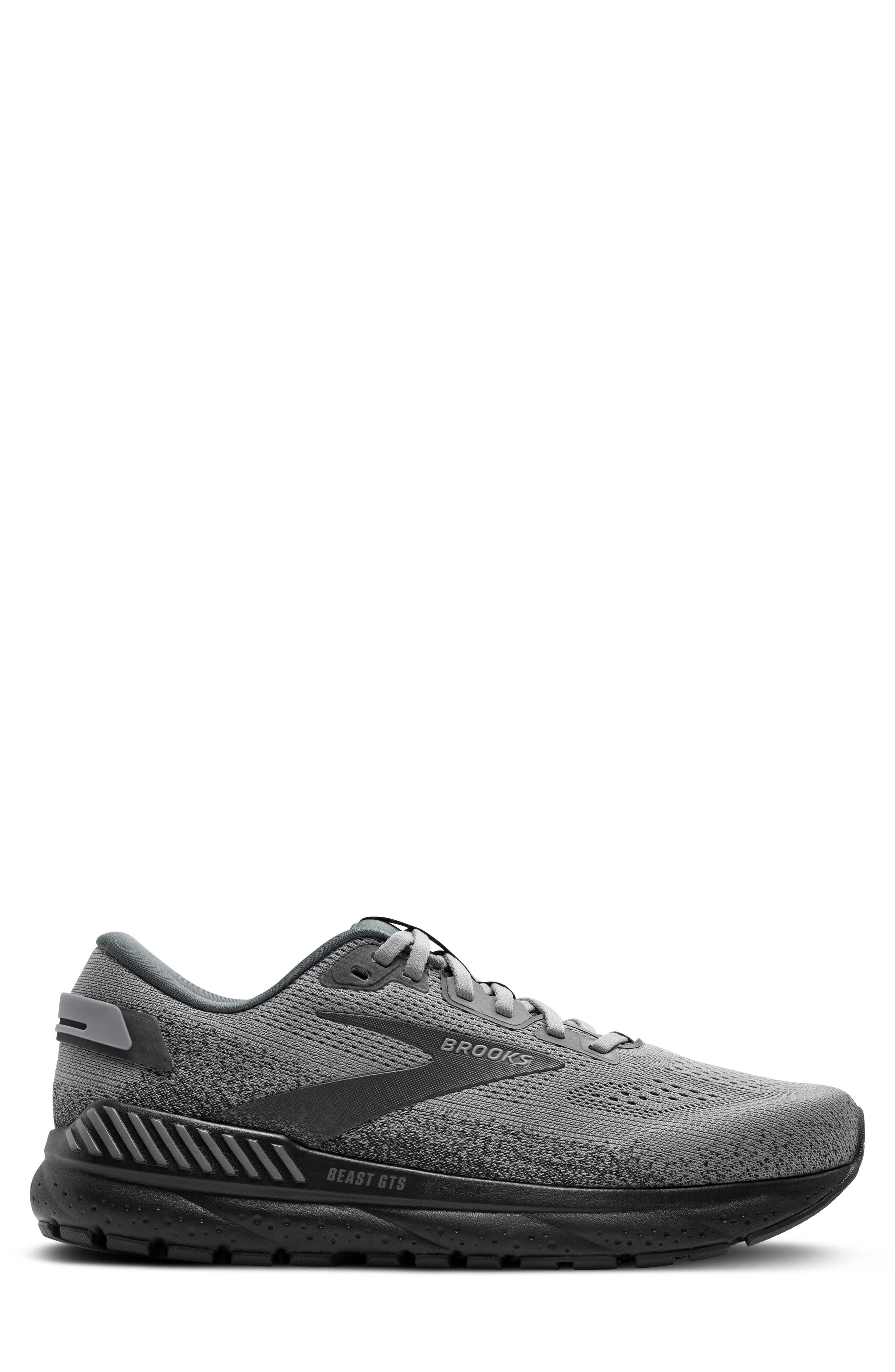 Brooks Beast GTS 24 Running Shoe, Alternate, color, Primer Grey/ Ebony