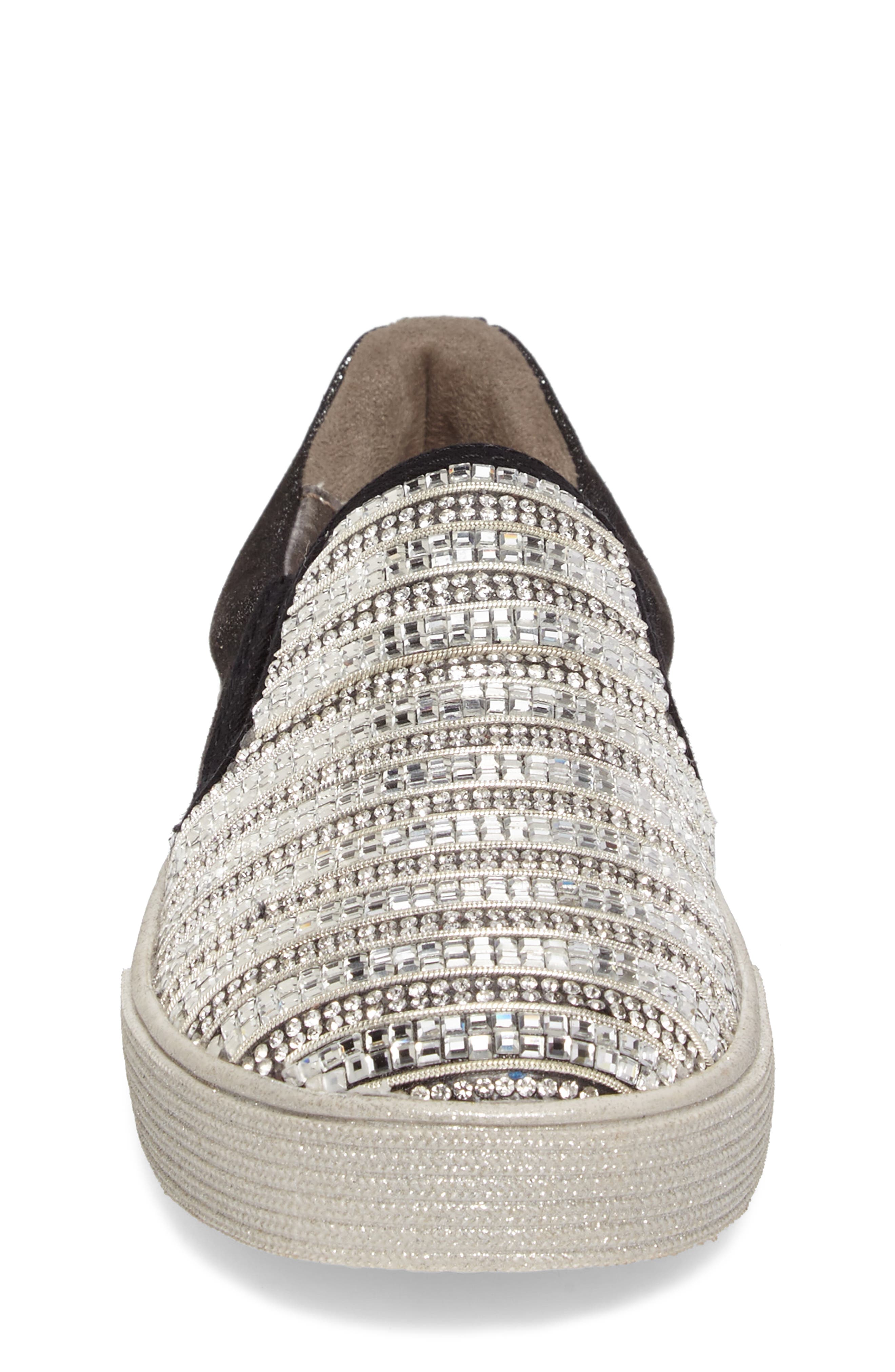 Stuart Weitzman Vance Glitz Slip-On Sneaker, Alternate, color, 