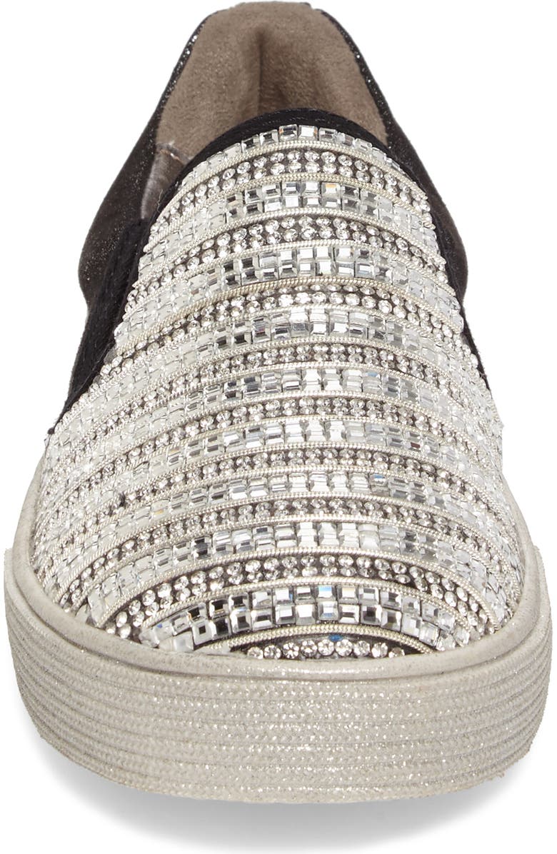 Stuart Weitzman Vance Glitz Slip-On Sneaker, Alternate, color,