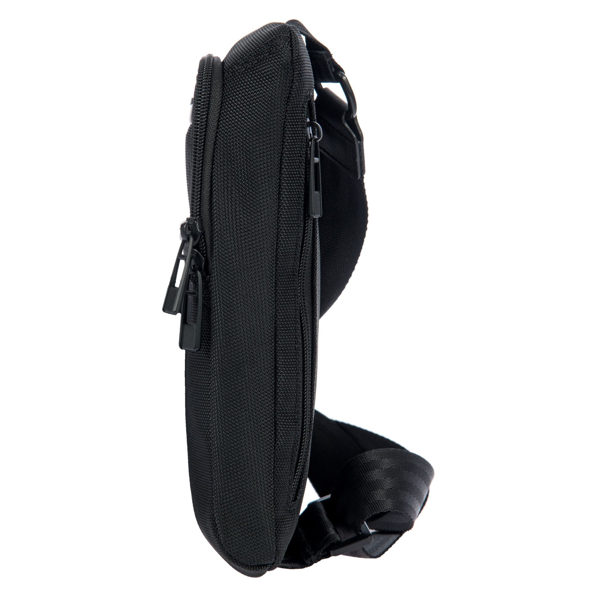 Porsche Design Roadster EVO Nylon Crossbody Bag, Alternate, color, Black