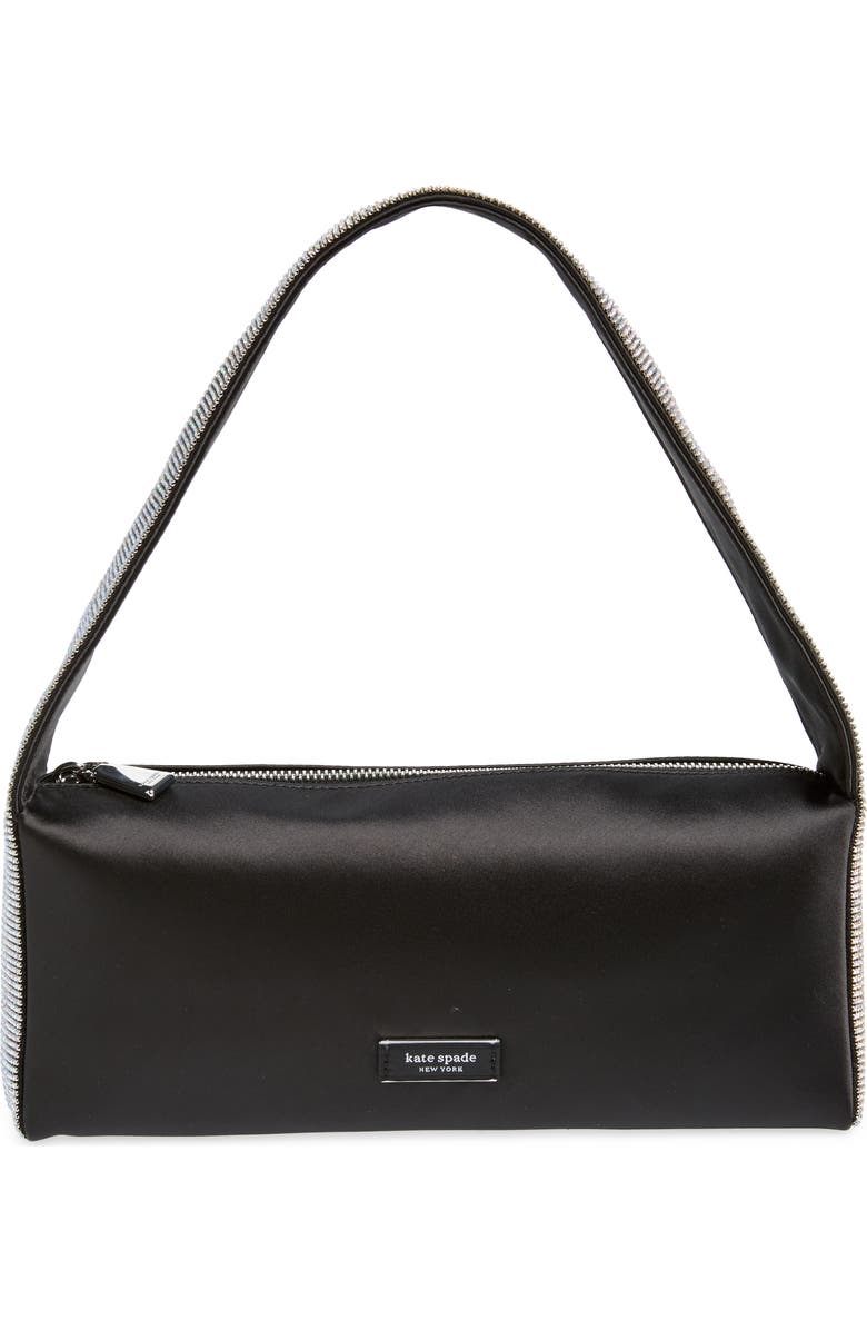 Kate Spade New York afterparty crystal & satin handbag, Main, color,