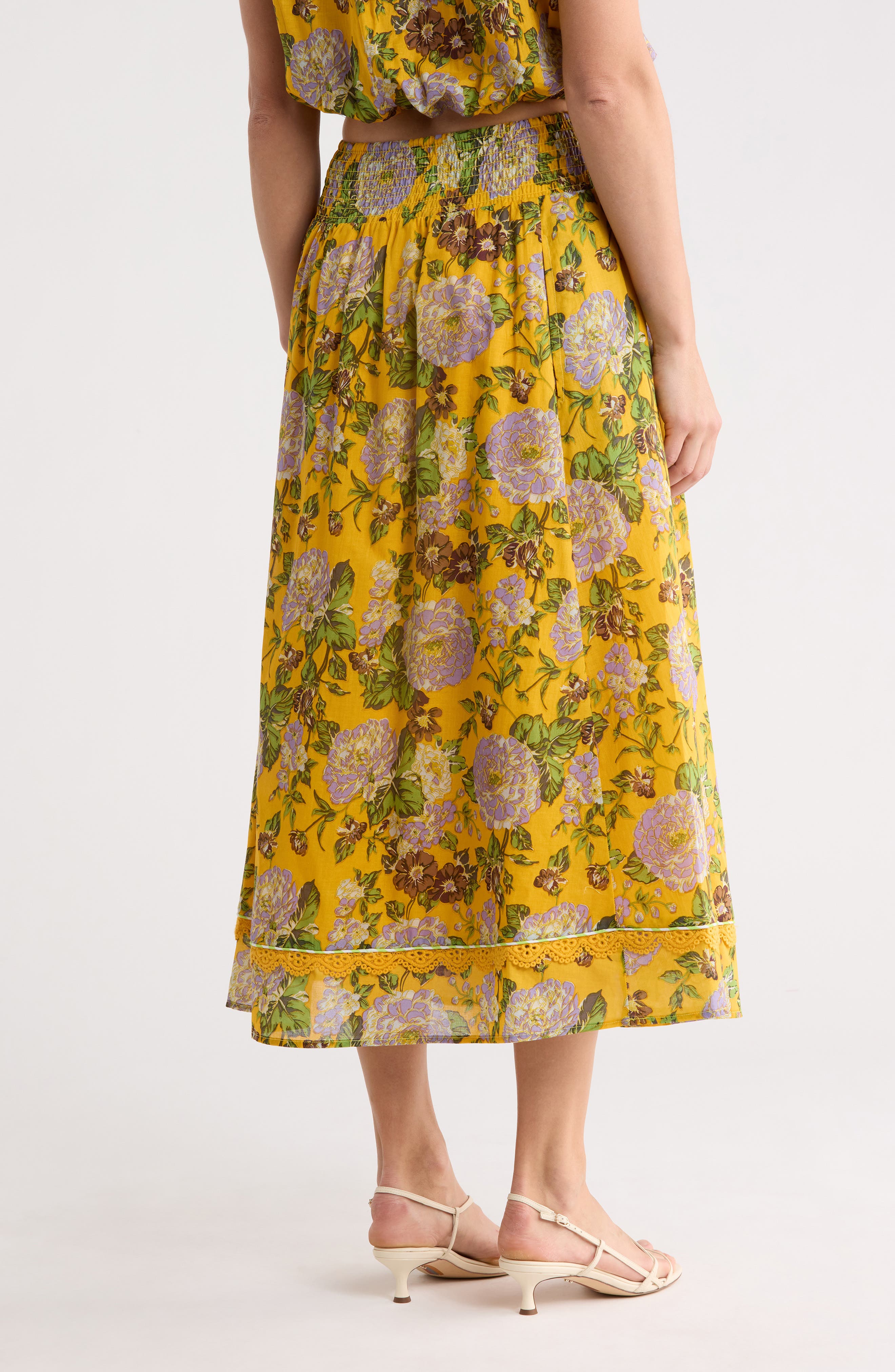Floral Pull-On Skirt - image 2