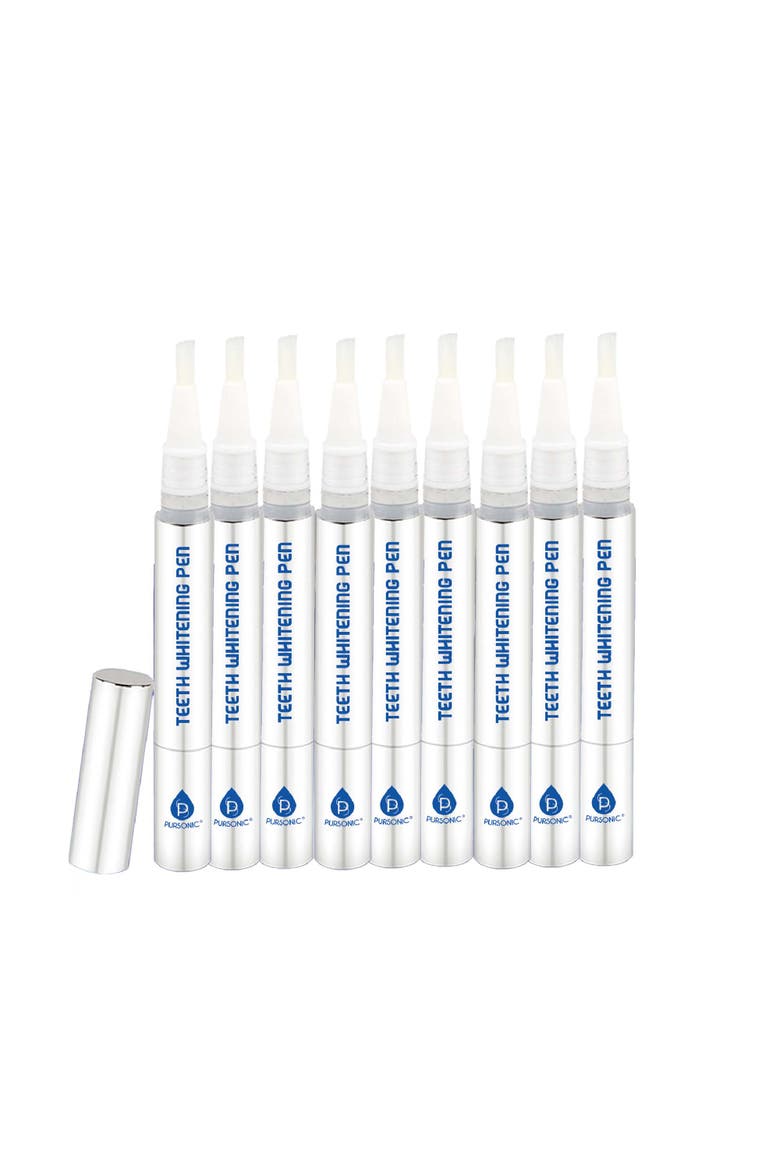 Teeth Whitening Pen 9-Pack, Main, color, White