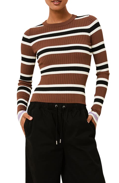 The Dora Rib Stripe Top