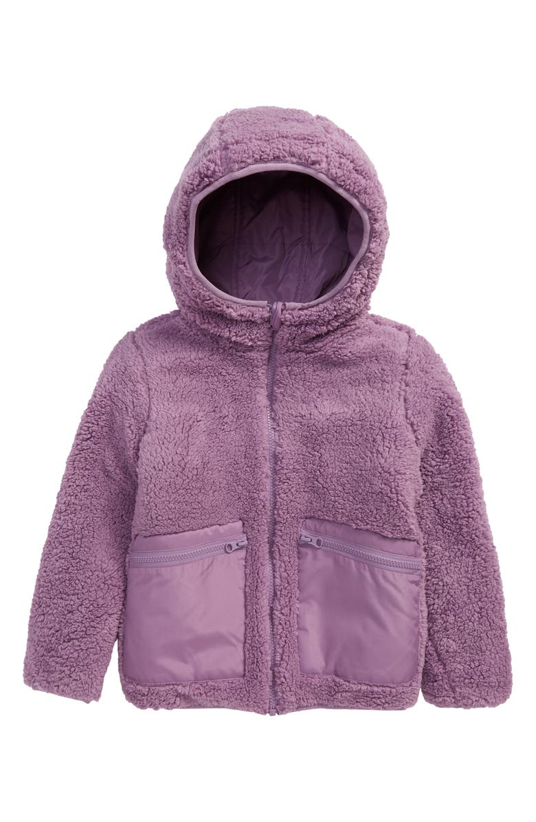Tucker + Tate Kids' Reversible Fleece & Quilted Puffer Jacket, Main, color, 