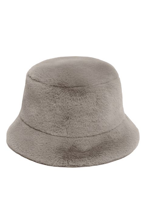 Amara Pluche™ Faux Fur Bucket Hat