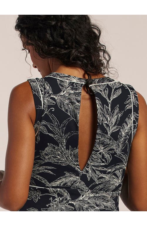 Tori Richard Gingerly Midge Romper In Black