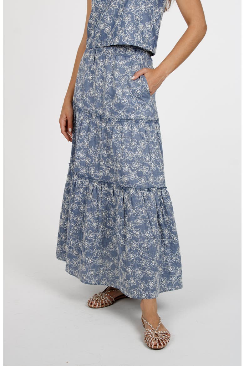 Cambria Skirt, Alternate, color, Pacfic Bloom