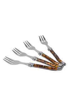 FRENCH HOME Laguiole 4-Piece Cake Fork Set