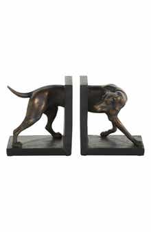 SONOMA SAGE HOME Greyhound Set of 2 Polystone Bookends