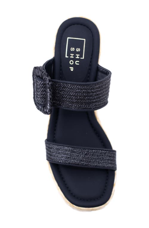 Shushop Leena Platform Wedge Espadrille Sandal